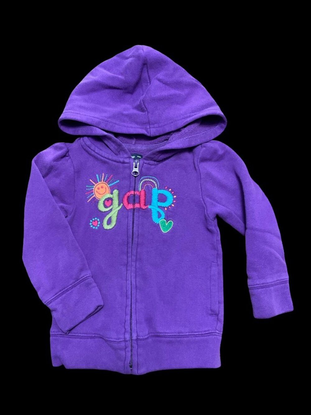 Purple Hoodie w/ Embroidered Gap Logo